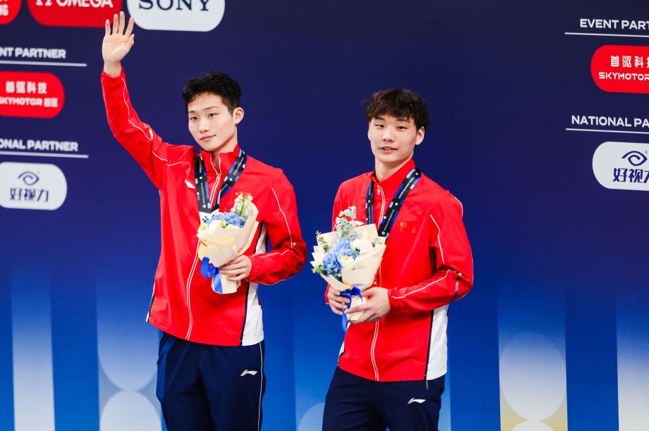 华体会-跳水世界杯总决赛男子双人3米板：王宗源/郑九源夺冠